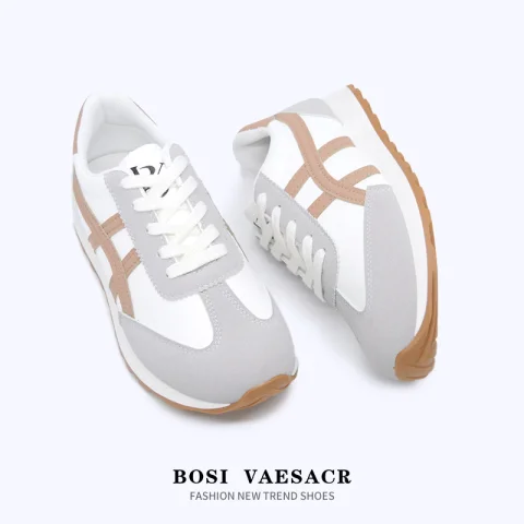 BOSI Women's Thick Bottom Rubber Sneakers - Soft Casual Wear with Jeans or Skirts【SIZE 36-40】 6