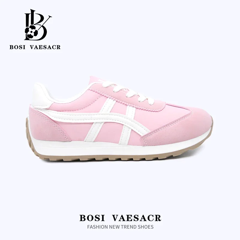 BOSI Women's Thick Bottom Rubber Sneakers - Soft Casual Wear with Jeans or Skirts【SIZE 36-40】