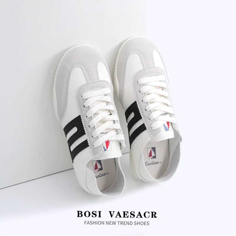 BOSI Soft korean fashion PU Fabric Versatile Sports Casual Shoes for Women & Students