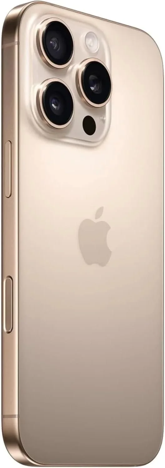 Apple iPhone 16 Pro Max, US Version, 256GB, Desert Titanium - Unlocked (Renewed)