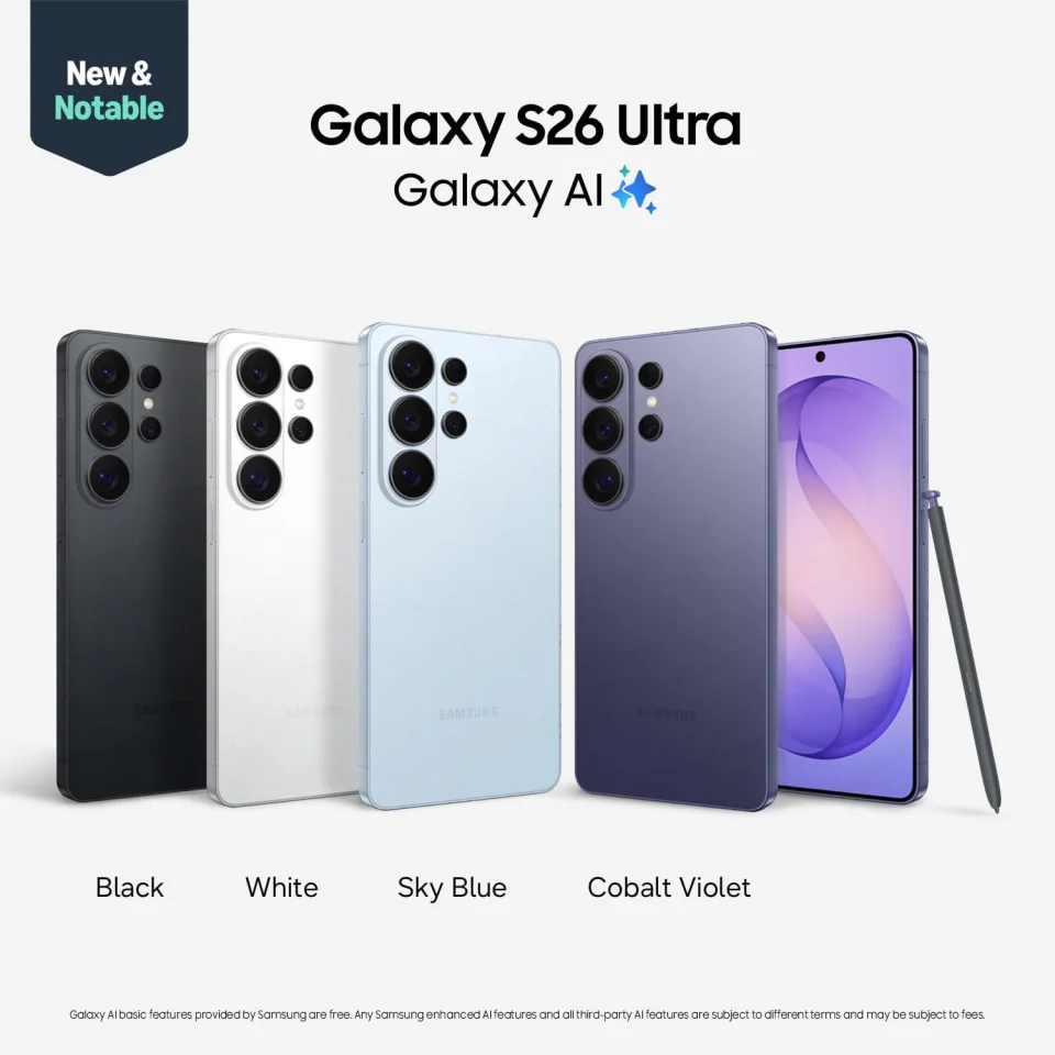 Samsung Galaxy S26 Ultra, Unlocked Android Smartphone + $200 Gift Card, 512GB, Privacy Display, Galaxy AI, AI Camera, Super Fast Charging 3.0, Durable Battery, 2026, US 1 Year Warranty, Black
